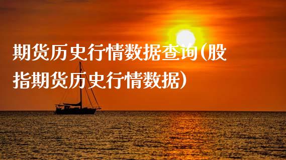期货历史行情数据查询(股指期货历史行情数据)_https://www.zztgc.com_期货入门_第1张