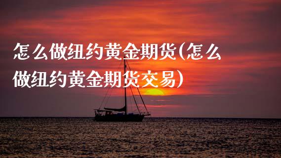 怎么做纽约黄金期货(怎么做纽约黄金期货交易)_https://www.zztgc.com_黄金期货_第1张