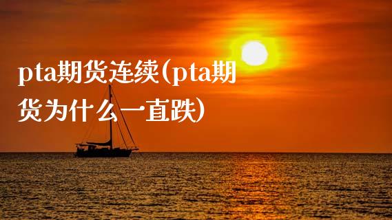 pta期货连续(pta期货为什么一直跌)_https://www.zztgc.com_期货行情_第1张
