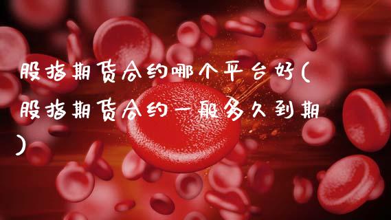 股指期货合约哪个平台好(股指期货合约一般多久到期)_https://www.zztgc.com_期货直播_第1张