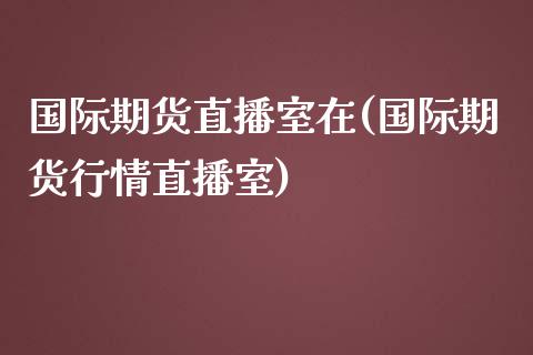 国际期货直播室在(国际期货行情直播室)_https://www.zztgc.com_期货入门_第1张