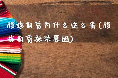 股指期货为什么这么贵(股指期货涨跌原因)_https://www.zztgc.com_原油期货_第1张