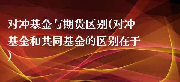对冲基金与期货区别(对冲基金和共同基金的区别在于)_https://www.zztgc.com_期货直播_第1张