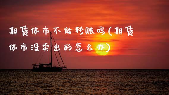 期货休市不能转账吗(期货休市没卖出的怎么办)_https://www.zztgc.com_期货开户_第1张