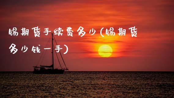 锡期货手续费多少(锡期货多少钱一手)_https://www.zztgc.com_期货行情_第1张