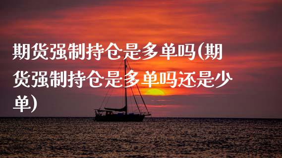 期货强制持仓是多单吗(期货强制持仓是多单吗还是少单)_https://www.zztgc.com_期货入门_第1张