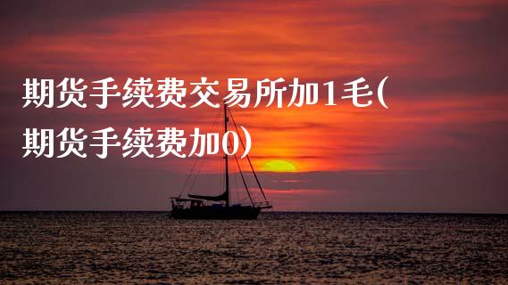 期货手续费交易所加1毛(期货手续费加0)_https://www.zztgc.com_期货行情_第1张