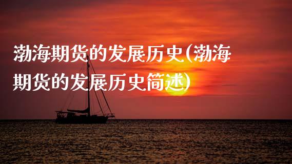 渤海期货的发展历史(渤海期货的发展历史简述)_https://www.zztgc.com_期货入门_第1张