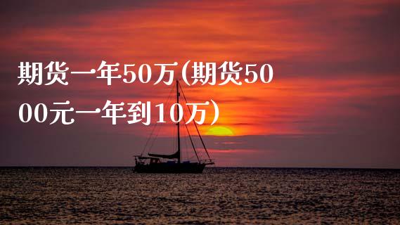 期货一年50万(期货5000元一年到10万)_https://www.zztgc.com_黄金期货_第1张