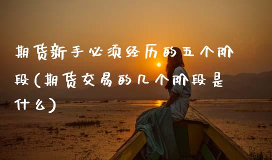 期货新手必须经历的五个阶段(期货交易的几个阶段是什么)_https://www.zztgc.com_期货行情_第1张