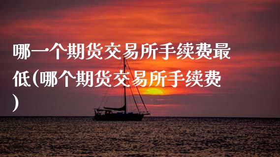 哪一个期货交易所手续费最低(哪个期货交易所手续费)_https://www.zztgc.com_期货行情_第1张