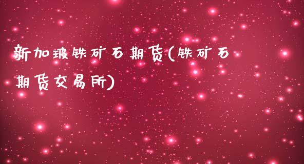 新加玻铁矿石期货(铁矿石期货交易所)_https://www.zztgc.com_黄金期货_第1张