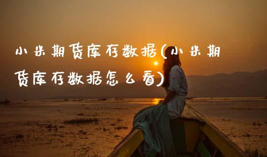 小米期货库存数据(小米期货库存数据怎么看)_https://www.zztgc.com_原油期货_第1张