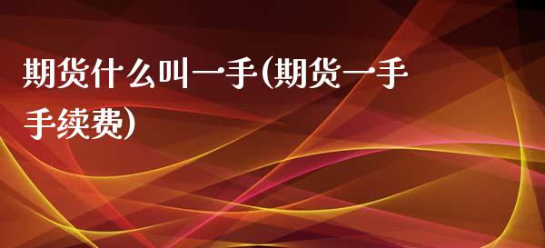 期货什么叫一手(期货一手手续费)_https://www.zztgc.com_黄金期货_第1张