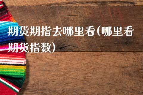 期货期指去哪里看(哪里看期货指数)_https://www.zztgc.com_期货行情_第1张