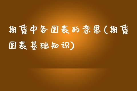 期货中各图表的意思(期货图表基础知识)_https://www.zztgc.com_原油期货_第1张