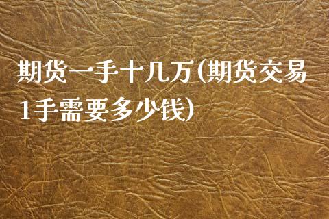 期货一手十几万(期货交易1手需要多少钱)_https://www.zztgc.com_期货入门_第1张