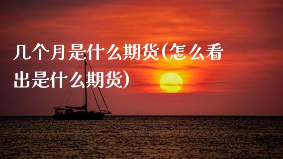 几个月是什么期货(怎么看出是什么期货)_https://www.zztgc.com_原油期货_第1张
