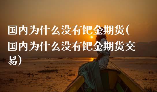 国内为什么没有钯金期货(国内为什么没有钯金期货交易)_https://www.zztgc.com_期货直播_第1张
