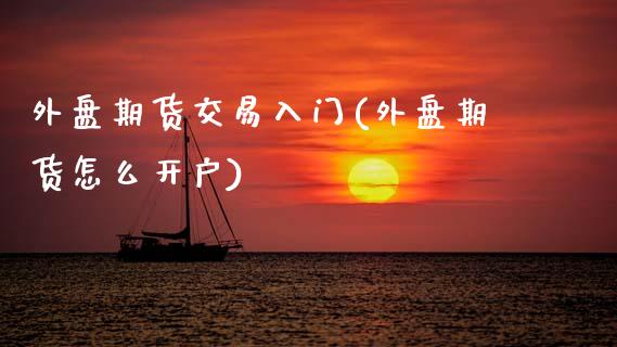 外盘期货交易入门(外盘期货怎么开户)_https://www.zztgc.com_期货入门_第1张