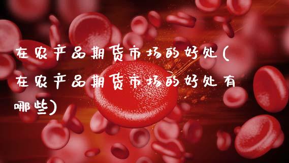 在农产品期货市场的好处(在农产品期货市场的好处有哪些)_https://www.zztgc.com_黄金期货_第1张