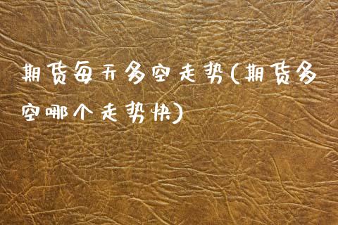 期货每天多空走势(期货多空哪个走势快)_https://www.zztgc.com_期货行情_第1张