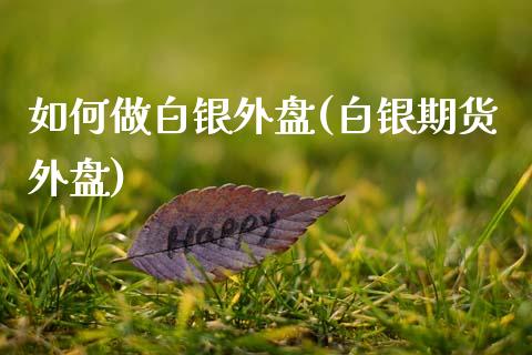 如何做白银外盘(白银期货外盘)_https://www.zztgc.com_期货直播_第1张