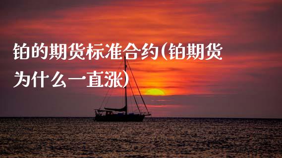 铂的期货标准合约(铂期货为什么一直涨)_https://www.zztgc.com_期货开户_第1张
