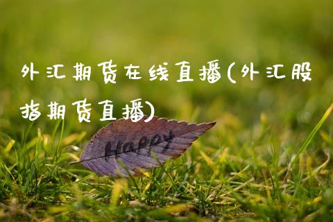 外汇期货在线直播(外汇股指期货直播)_https://www.zztgc.com_期货入门_第1张