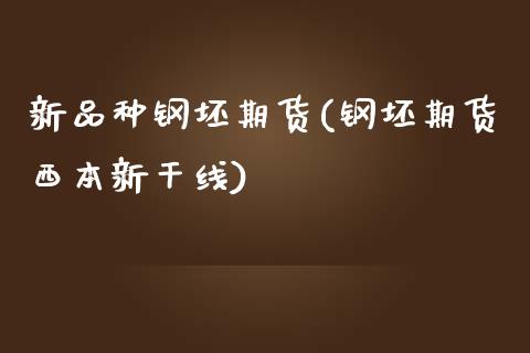 新品种钢坯期货(钢坯期货西本新干线)_https://www.zztgc.com_期货开户_第1张