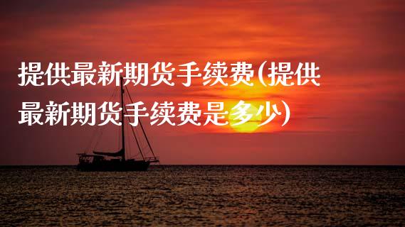 提供最新期货手续费(提供最新期货手续费是多少)_https://www.zztgc.com_期货直播_第1张