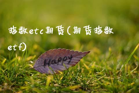 指数etc期货(期货指数etf)_https://www.zztgc.com_原油期货_第1张
