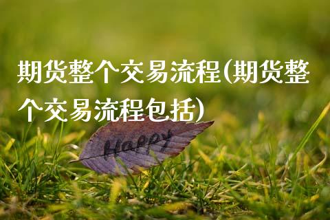 期货整个交易流程(期货整个交易流程包括)_https://www.zztgc.com_黄金期货_第1张