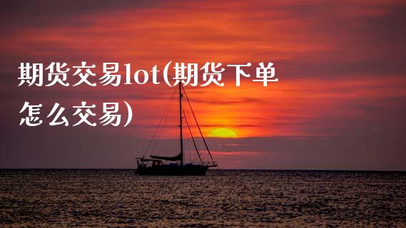 期货交易lot(期货下单怎么交易)_https://www.zztgc.com_期货行情_第1张