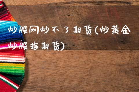 炒股网炒不了期货(炒黄金炒股指期货)_https://www.zztgc.com_期货入门_第1张