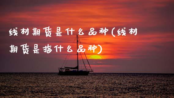 线材期货是什么品种(线材期货是指什么品种)_https://www.zztgc.com_期货入门_第1张