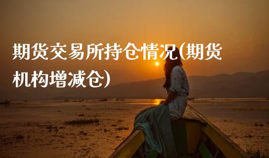 期货交易所持仓情况(期货机构增减仓)_https://www.zztgc.com_期货入门_第1张