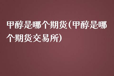 甲醇是哪个期货(甲醇是哪个期货交易所)_期货直播_第1张_珍投期货网 甲醇是哪个期货(甲醇是哪个期货交易所)_https://www.zztgc.com_期货直播_第1张
