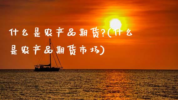 什么是农产品期货?(什么是农产品期货市场)_https://www.zztgc.com_原油期货_第1张