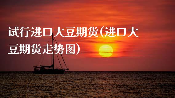 试行进口大豆期货(进口大豆期货走势图)_https://www.zztgc.com_黄金期货_第1张