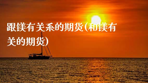 跟镁有关系的期货(和镁有关的期货)_https://www.zztgc.com_黄金期货_第1张