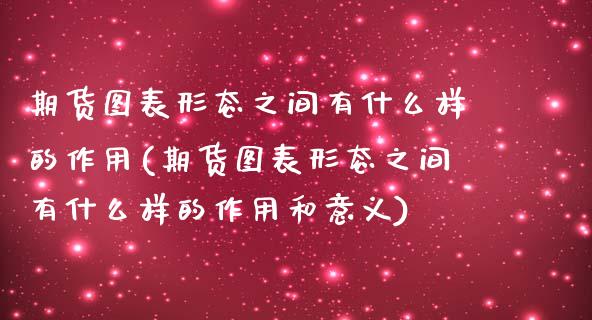 期货图表形态之间有什么样的作用(期货图表形态之间有什么样的作用和意义)_https://www.zztgc.com_原油期货_第1张