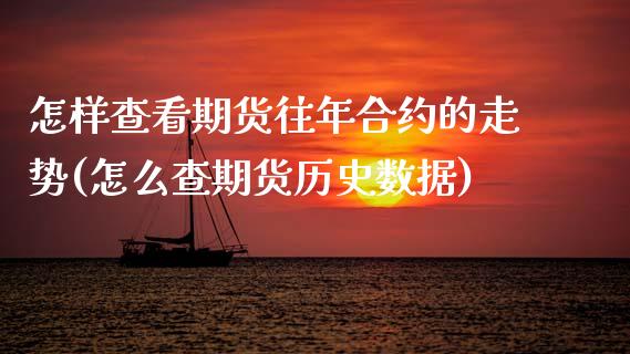 怎样查看期货往年合约的走势(怎么查期货历史数据)_https://www.zztgc.com_黄金期货_第1张