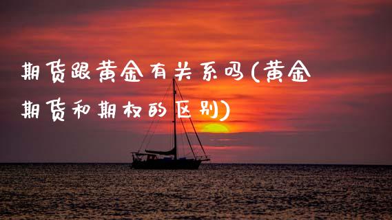 期货跟黄金有关系吗(黄金期货和期权的区别)_https://www.zztgc.com_期货入门_第1张