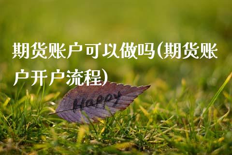 期货账户可以做吗(期货账户开户流程)_https://www.zztgc.com_期货直播_第1张