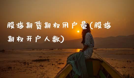 股指期货期权用户量(股指期权开户人数)_https://www.zztgc.com_期货开户_第1张