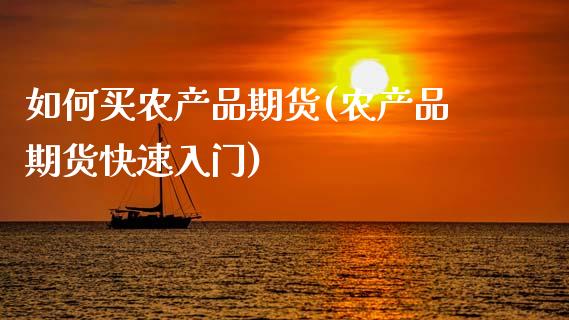 如何买农产品期货(农产品期货快速入门)_https://www.zztgc.com_期货入门_第1张