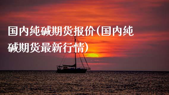 国内纯碱期货报价(国内纯碱期货最新行情)_https://www.zztgc.com_期货行情_第1张