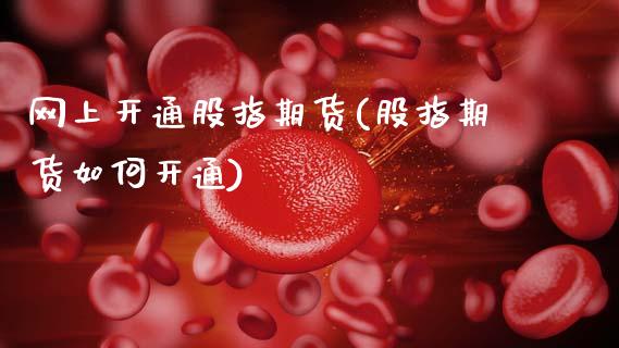 网上开通股指期货(股指期货如何开通)_https://www.zztgc.com_期货入门_第1张