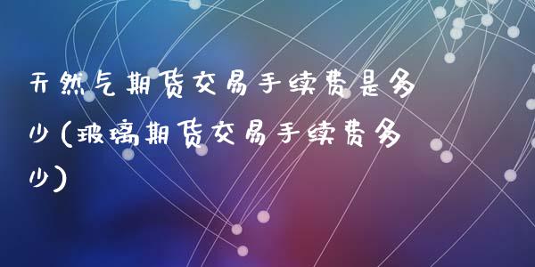 天然气期货交易手续费是多少(玻璃期货交易手续费多少)_https://www.zztgc.com_期货入门_第1张